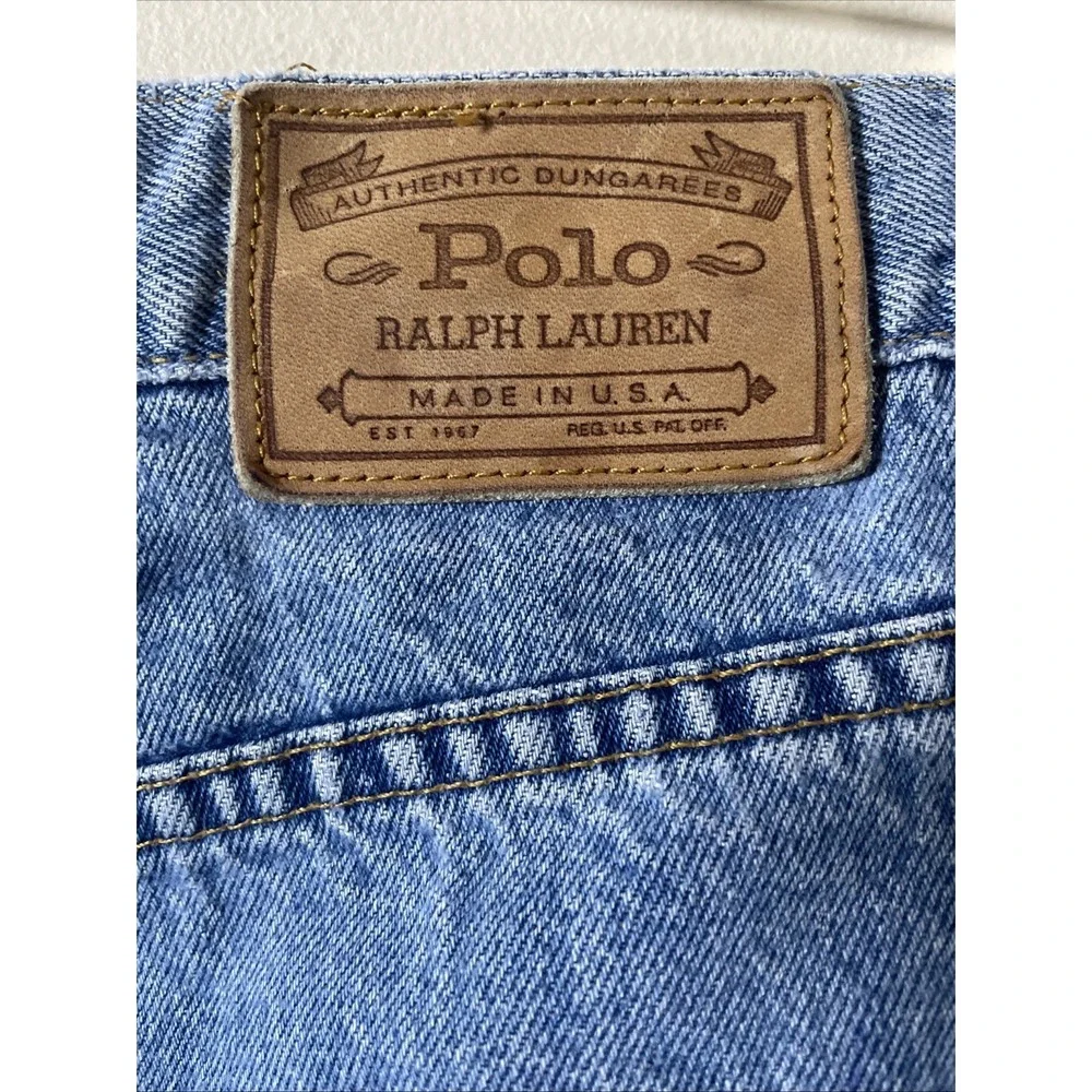 Polo Ralph Lauren Vintage 90's Dad Jeans Mid Rise Tapered Leg Men's‎ 30x31